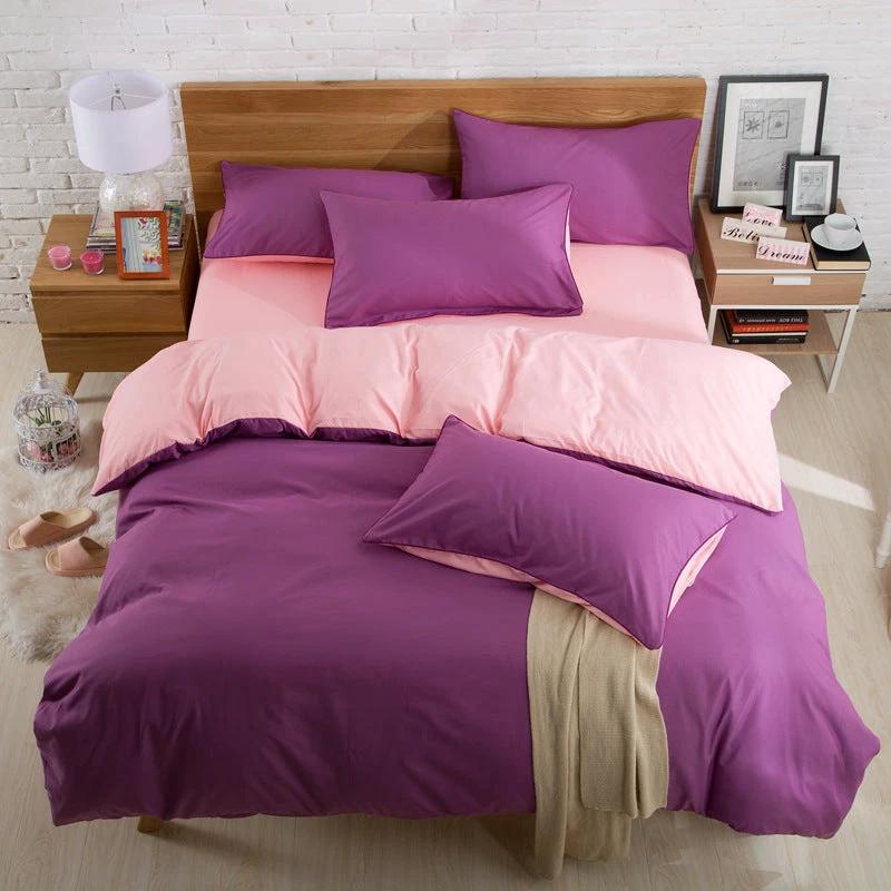 Brushed Plain Bedding (Duvet cover) Set by GJG Denim