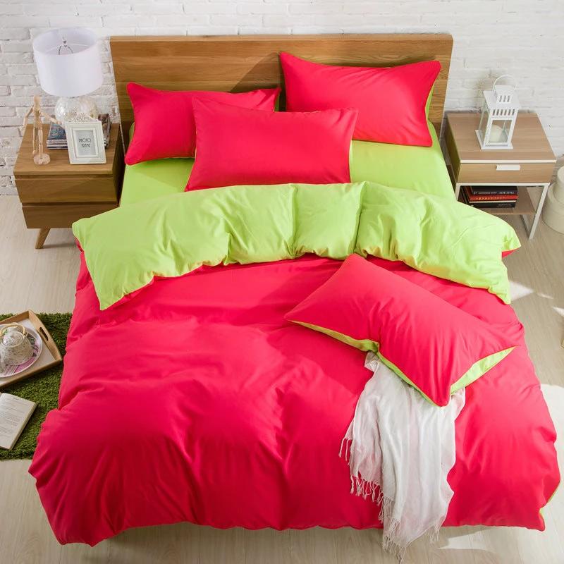 Brushed Plain Bedding (Duvet cover) Set by GJG Denim