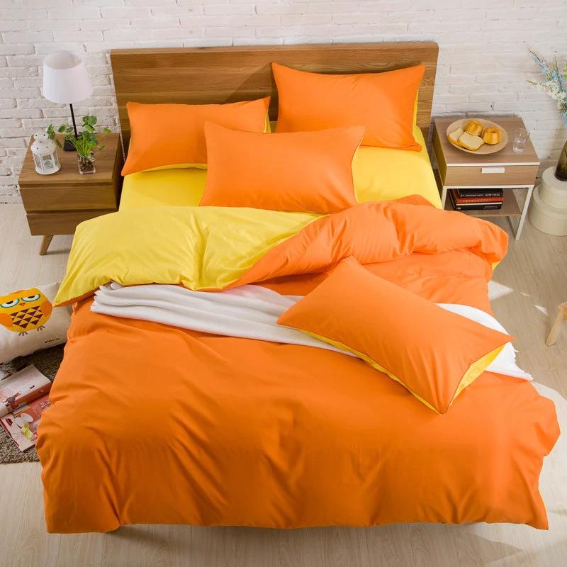 Brushed Plain Bedding (Duvet cover) Set by GJG Denim