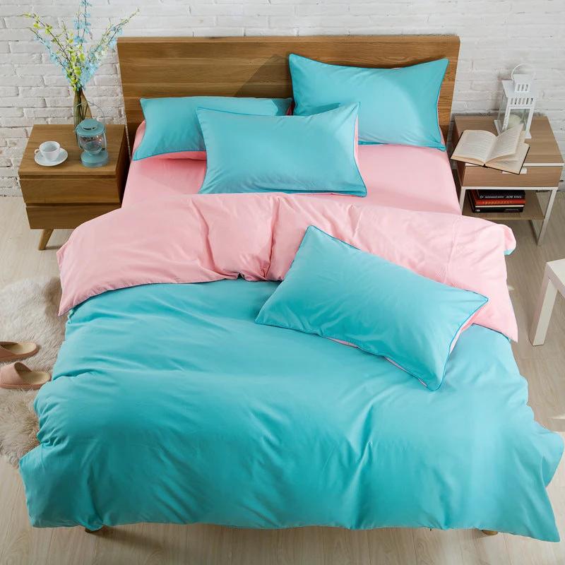 Brushed Plain Bedding (Duvet cover) Set by GJG Denim
