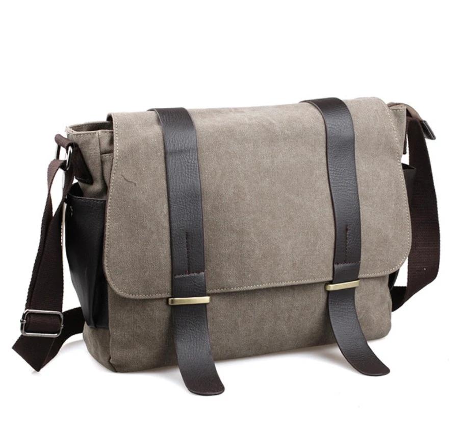 Men's Diagonal Travel Leisure Bag by GJG Denim
