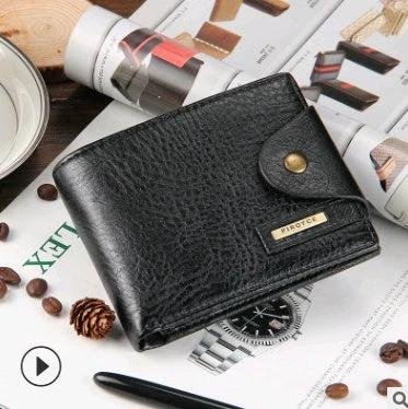 Men's Multi-functional Short Wallet by GJG Denim