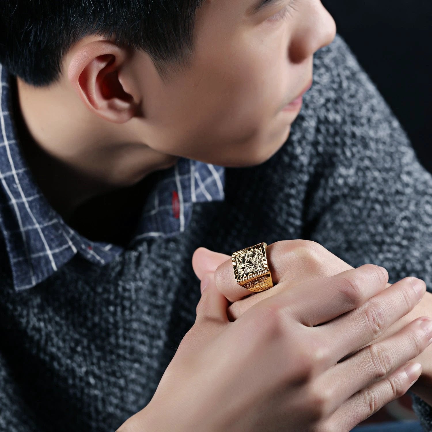 Sailboat Men's Ring by GJG Denim