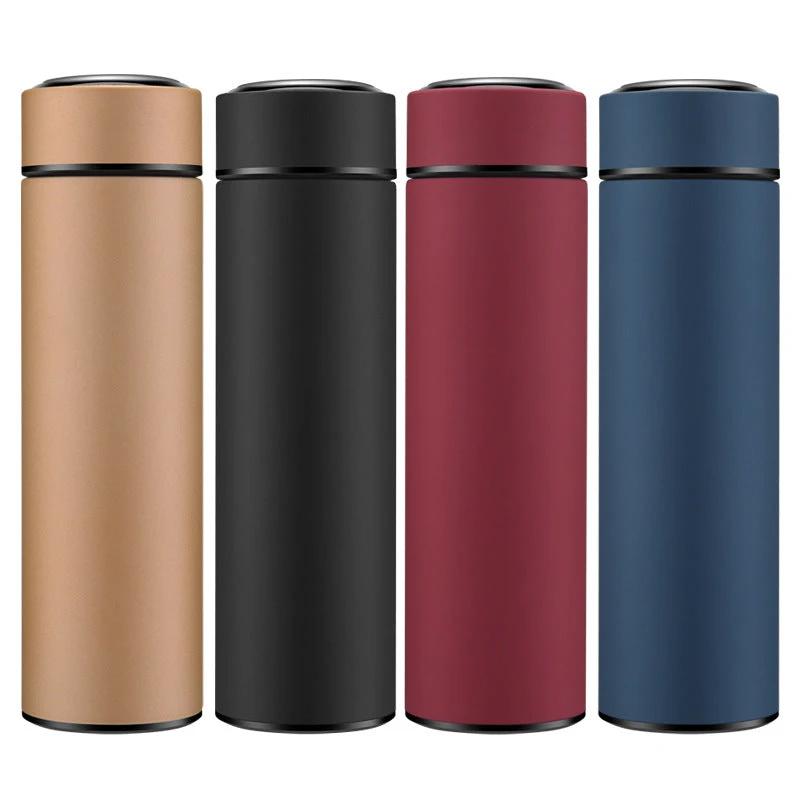 450ml Stainless Steel Water Bottle Double Wall Vacuum Insulated Business Travel Sport Outdoor Water Bottle by GJG Denim