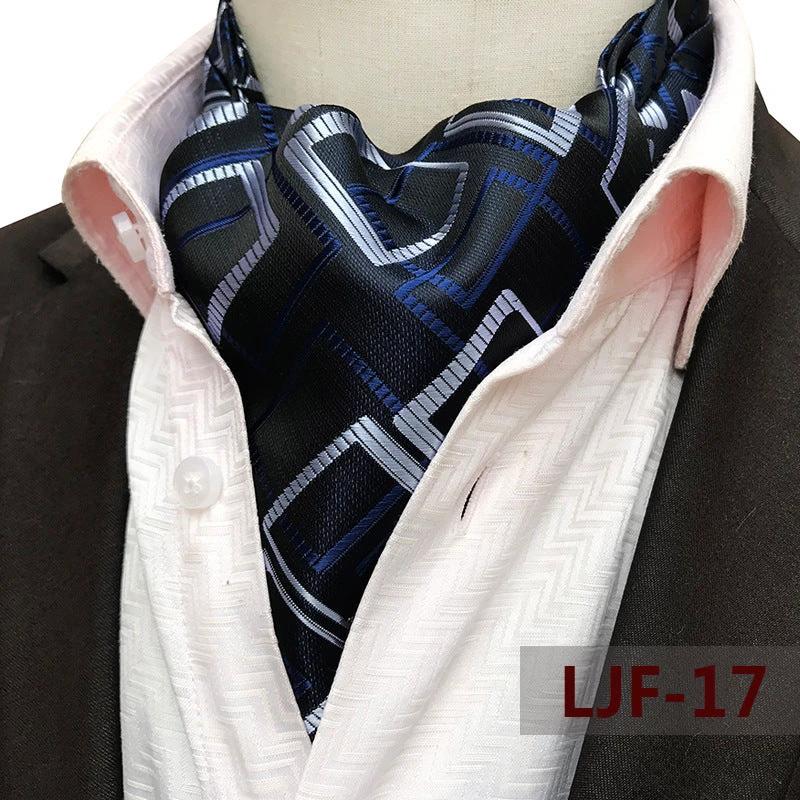 Men's Jacquard Polyester Scarf by GJG Denim