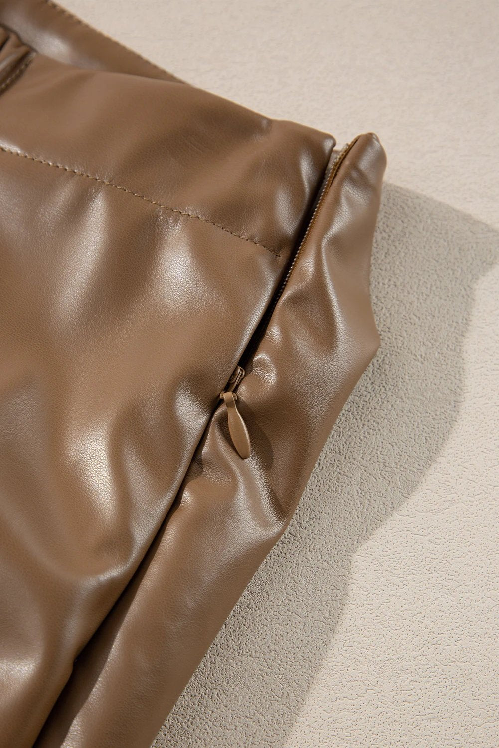 Bowknot Elastic Waist Mini Skirt by Lady Ros