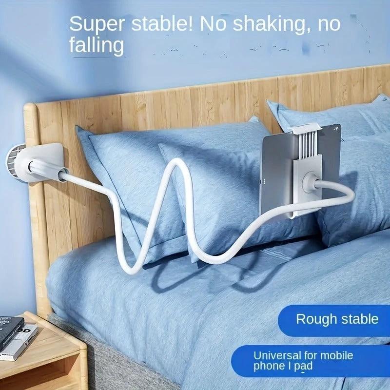 Updated Gooseneck Tablet Holder Stand For Bed 39.4inch Adjustable Flexible Arm Tablets Mount Clamp On Table by GJG Denim