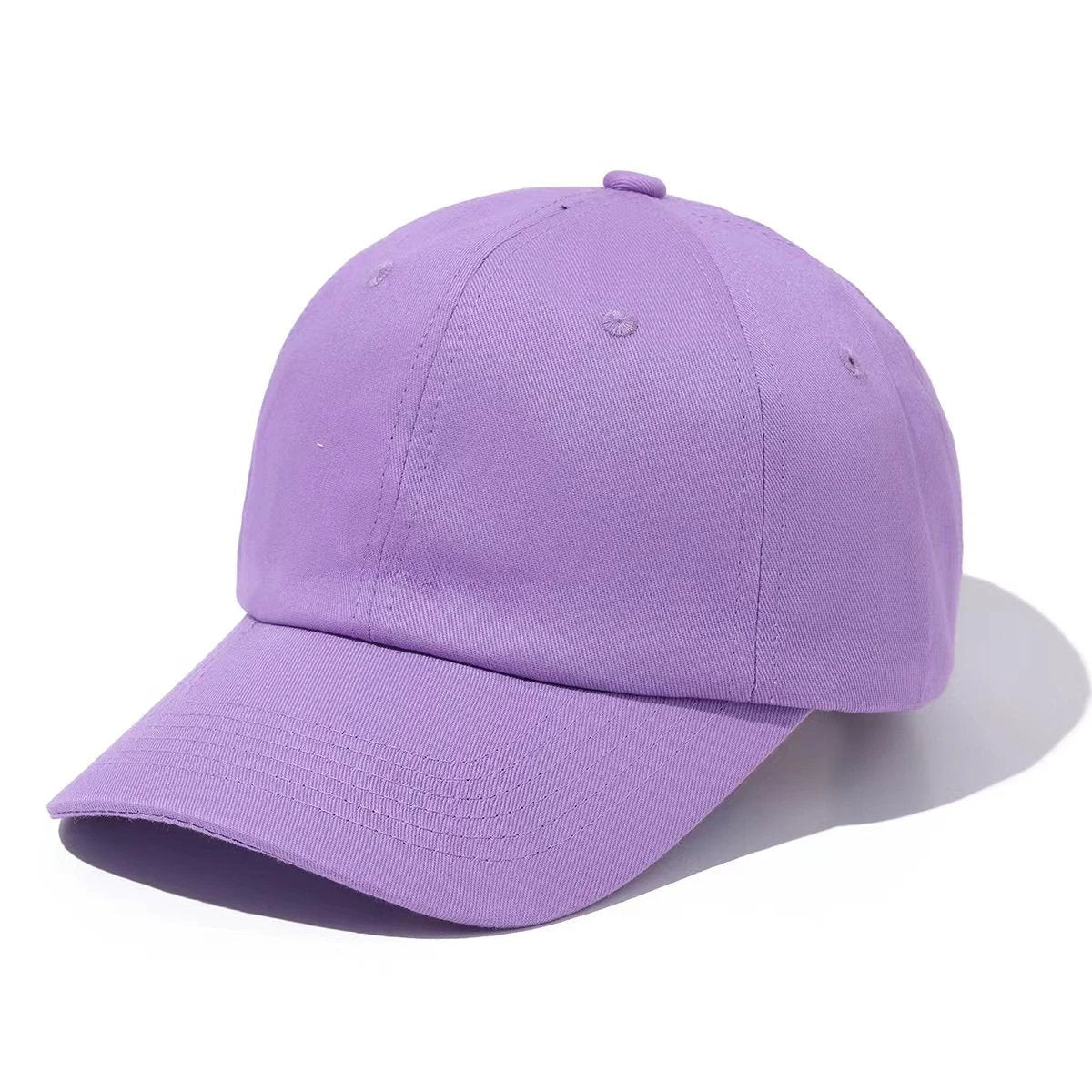 Men's Cotton Solid Color Baseball Cap by GJG Denim