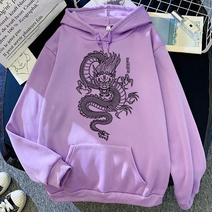 Men's Chinese Dragon Hoodies by GJG Denim