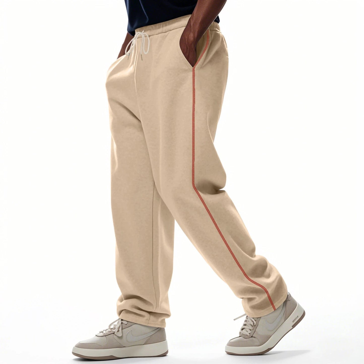 Men's Wear-resistant Heavy Terry Loose Sports Casual Pants by GJG Denim