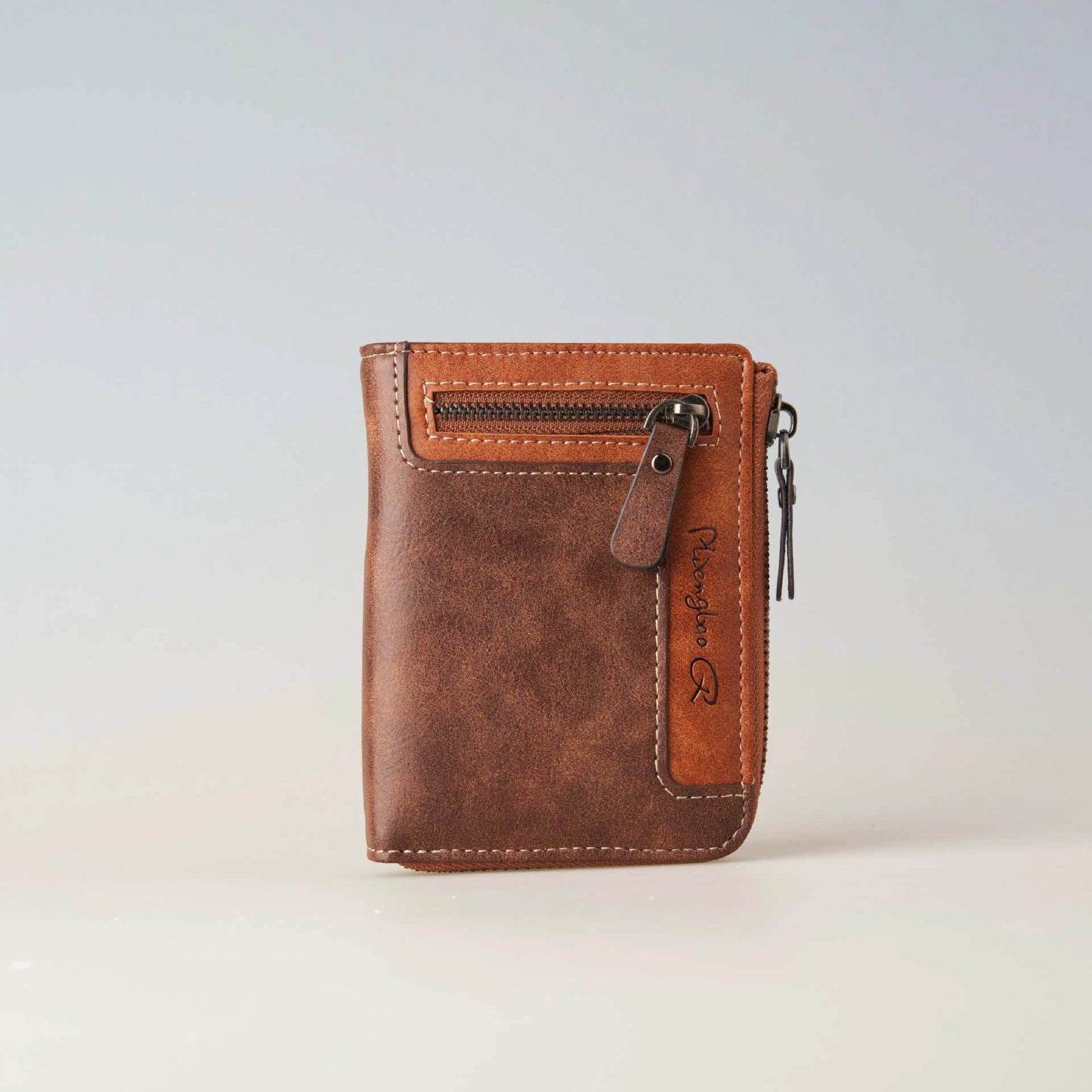 Men's Multi-functional Short Zipper Wallet by GJG Denim