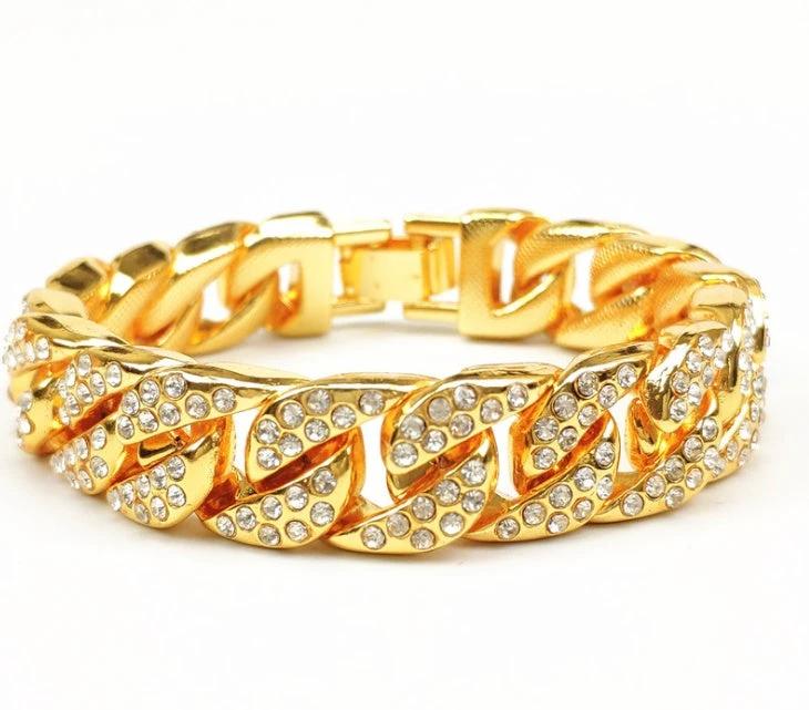 Cuban Chain Men's Bracelet by GJG Denim