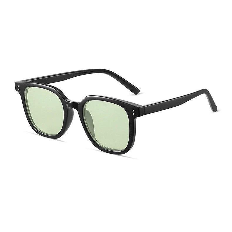 New Square Simple Bold-frame Sunglasses For Men by GJG Denim