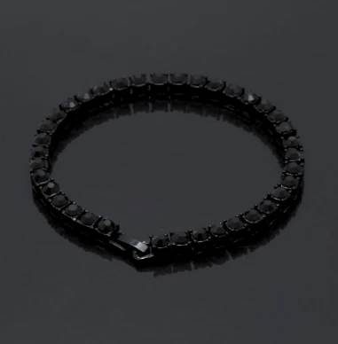 Tin Alloy Iced Bracelet For Men by GJG Denim