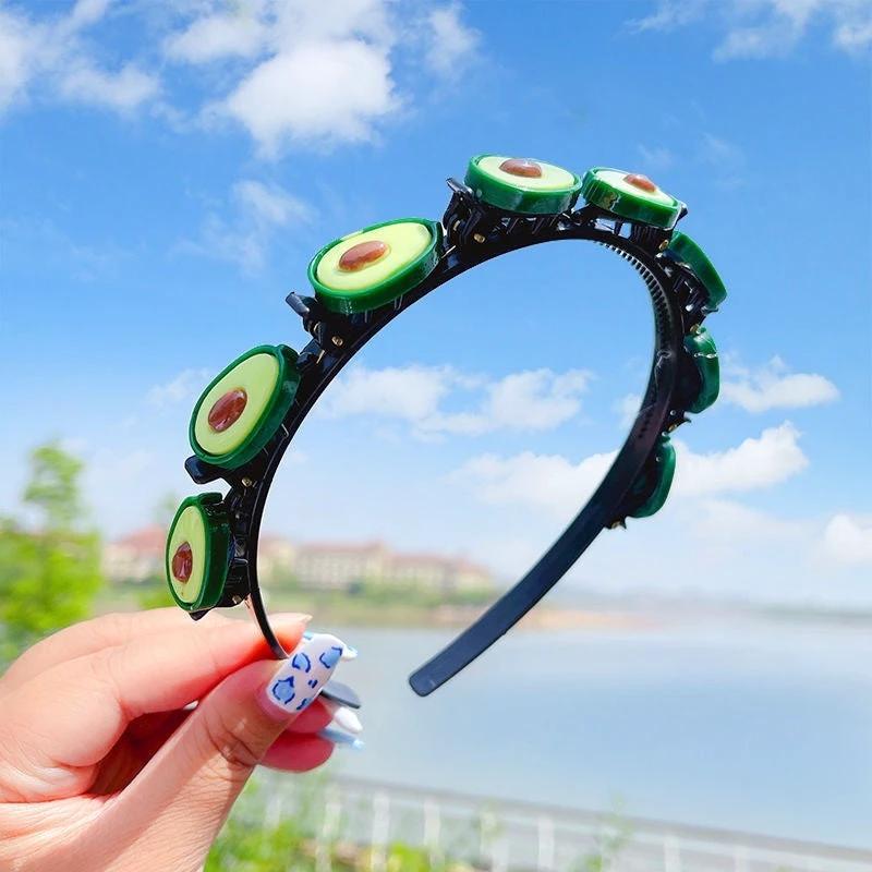 Girls' Clip Hair Accessories Crushed Hair Headband by GJG Denim
