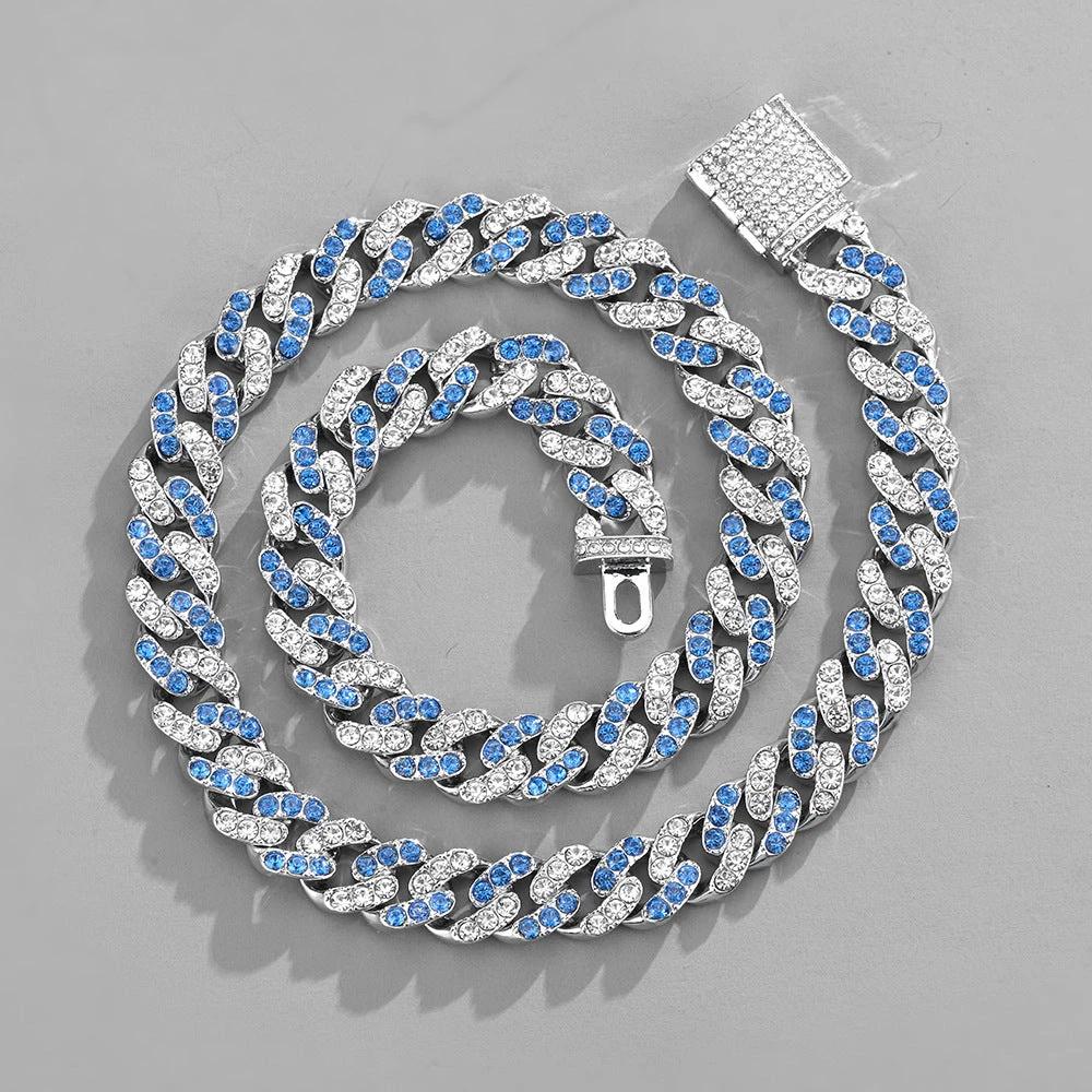 Men's 11mm Box-Clasp Cuban Necklace by GJG Denim