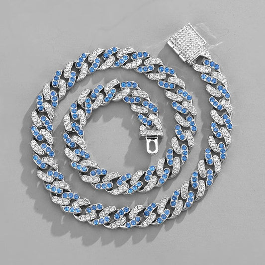 Men's 11mm Box-Clasp Cuban Necklace by GJG Denim