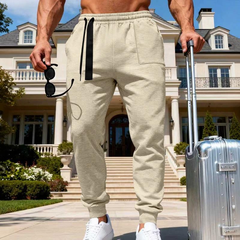 Men's Loose-Fit Casual Sports Sweatpants by GJG Denim