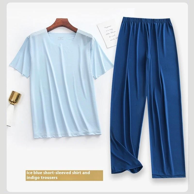 Men's Thin Pajama Set by GJG Denim