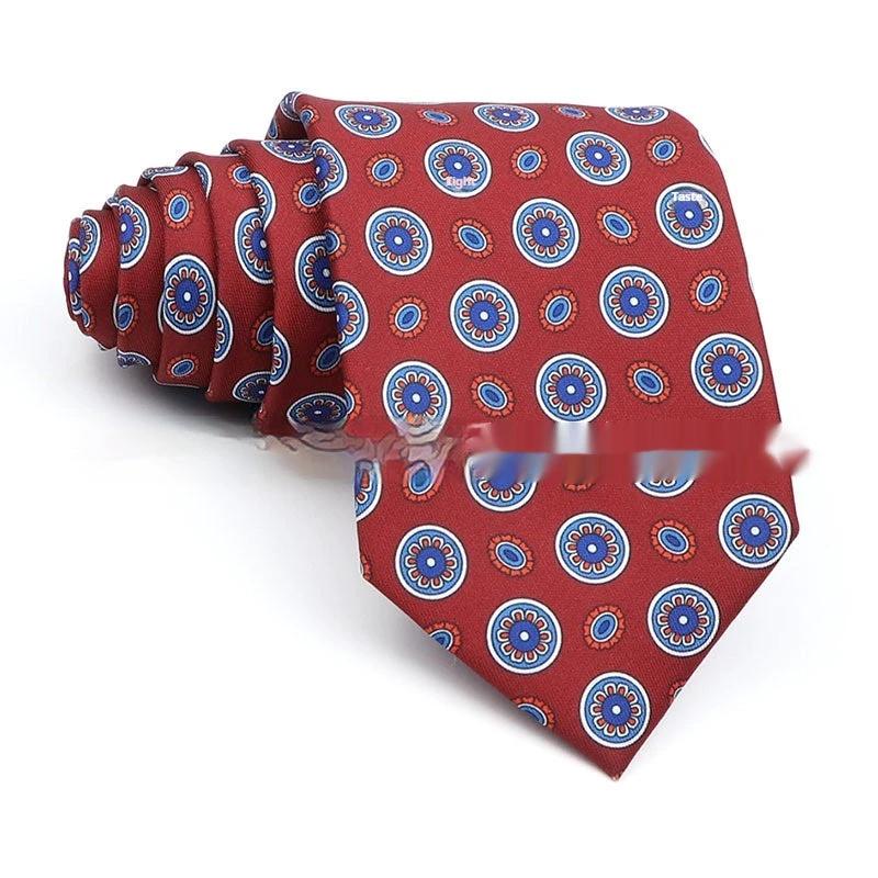 Business Polyester Men's Printed Tie by GJG Denim