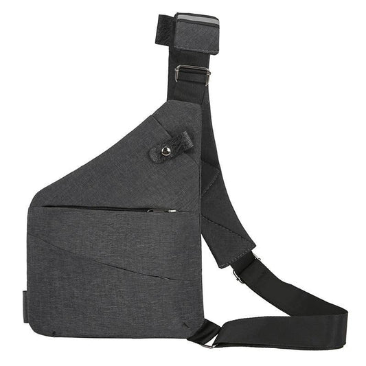 Men's Multifunctional Shoulder Bags Sports Chest Pack Bags by GJG Denim