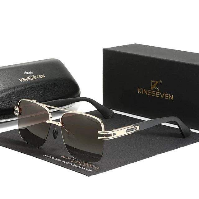 Mens Anti-Blinding Color-Changing Polarized Sunglasses by GJG Denim