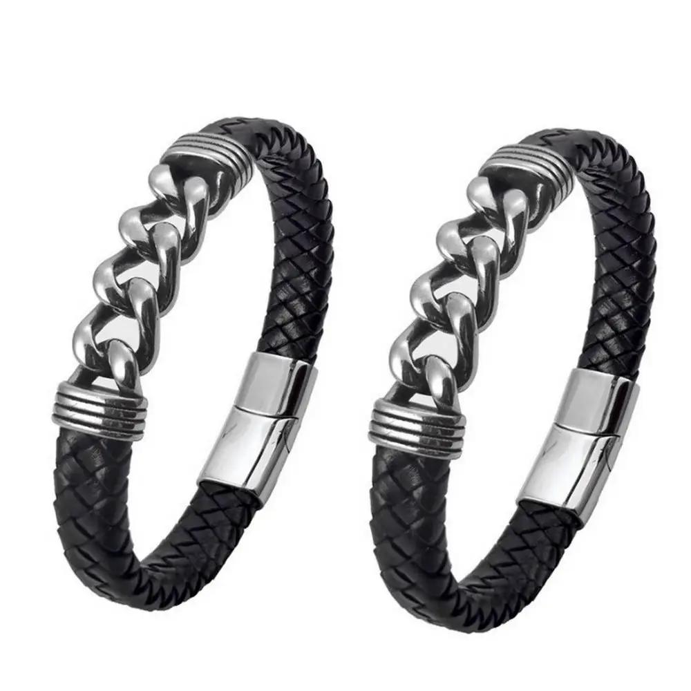 Leather Bracelet For Men by GJG Denim