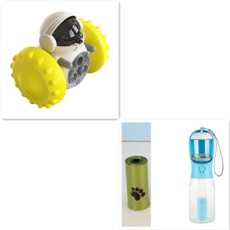Cat And Dog Toys Slow Food Interactive Balance Car Multifunctional Fun Development Smart Pet Feeding Dog Toy Car Pets Products by GJG Denim