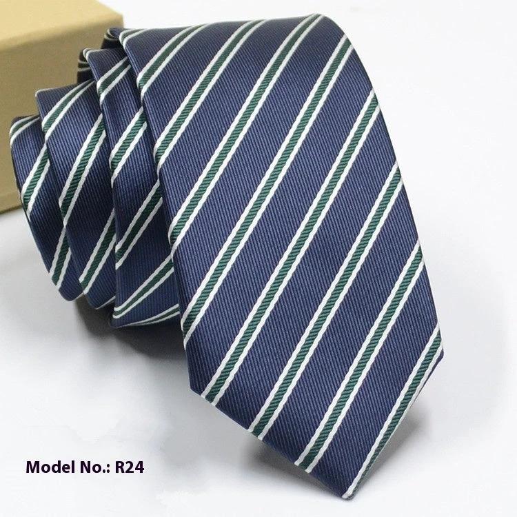 Men's Fashion Exquisite Jacquard Tie by GJG Denim