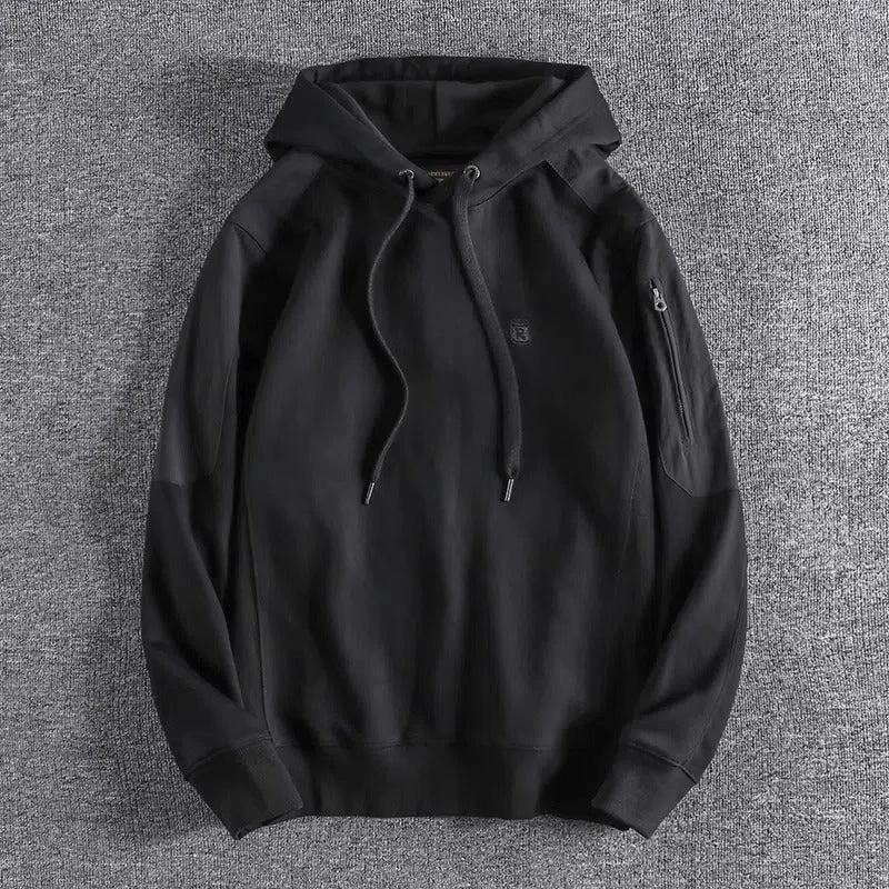Space Cotton Comfortable And Stylish Men's Warm Hoodie by GJG Denim