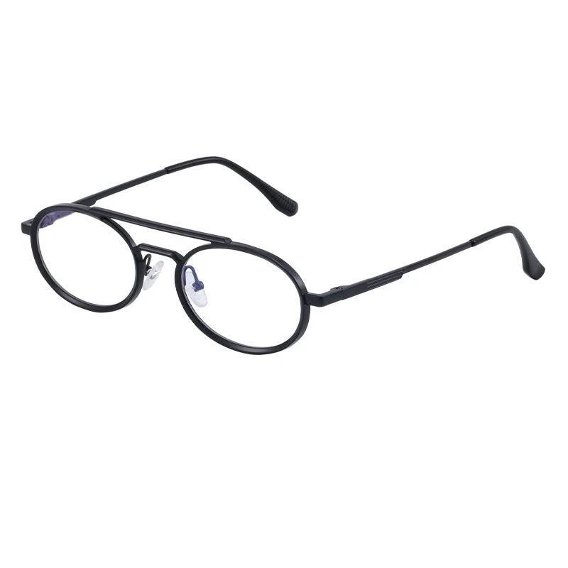 Retro-style Oval-frame Steampunk Sunglasses For Men by GJG Denim