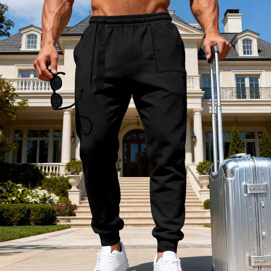 Men's Loose-Fit Casual Sports Sweatpants by GJG Denim