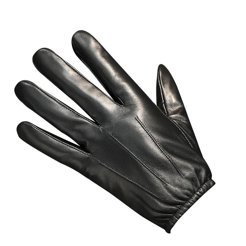 Genuine Sheep Skin Fleece Lined Gloves For Men by GJG Denim