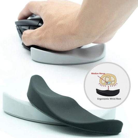 Ergonomic Mouse Wrist Rest Mouse Pad Silicon Gel Non-Slip by GJG Denim