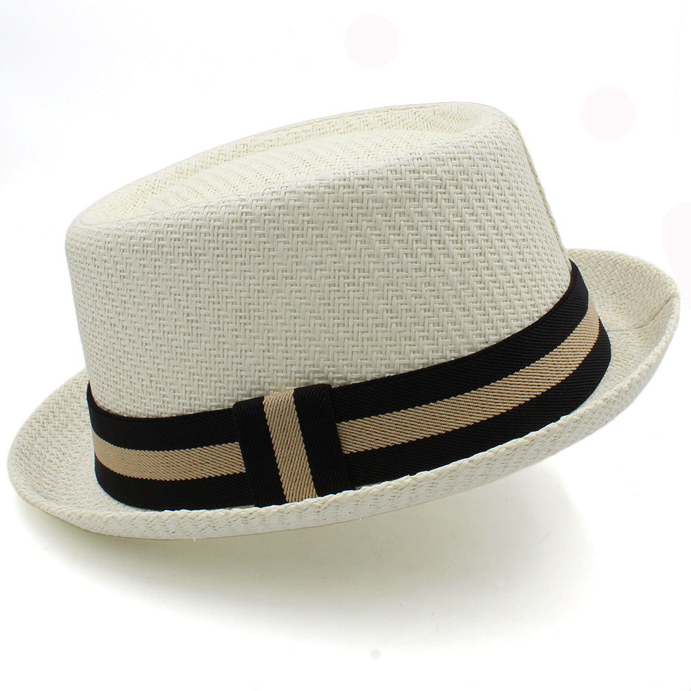 Retro Sun Shade Straw Hat For Men by GJG Denim