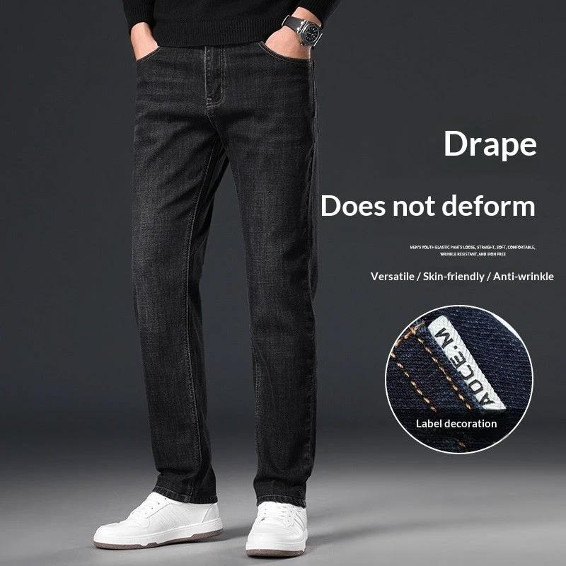 Men's Slim Fit Straight Jeans by GJG Denim