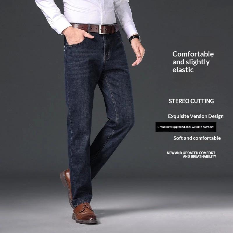 Men's Slim Fit Straight Jeans by GJG Denim