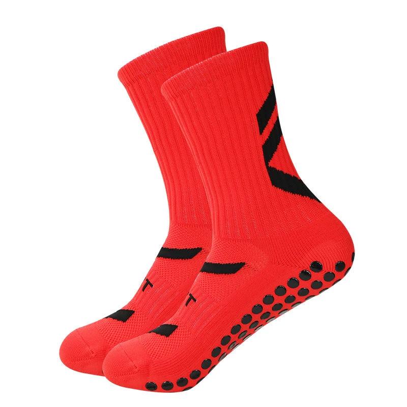 Men's Non-slip Thick Football Shock-absorbing Sports Socks by GJG Denim