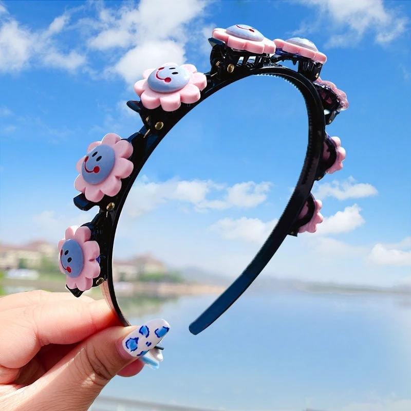 Girls' Clip Hair Accessories Crushed Hair Headband by GJG Denim