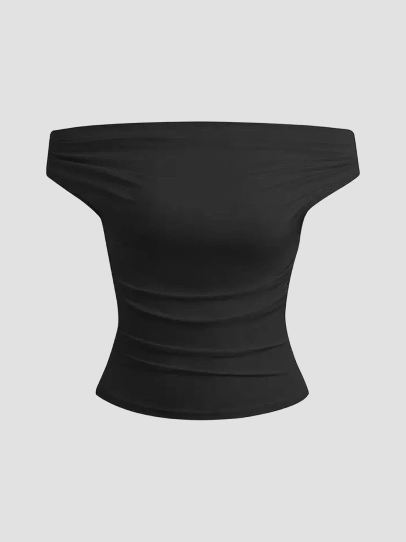 Off-shoulder Spicy Girl Base T-shirt For Women by GJG Denim