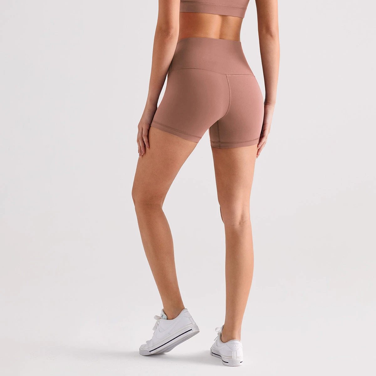Outerwear-style High-waisted Butt-lifting Fitness Cycling Shorts by GJG Denim