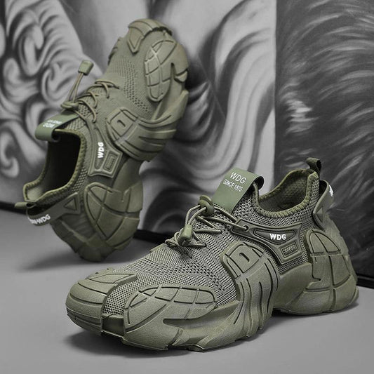 Men's Woven Mesh Breathable Sports Trendy Shoes by GJG Denim