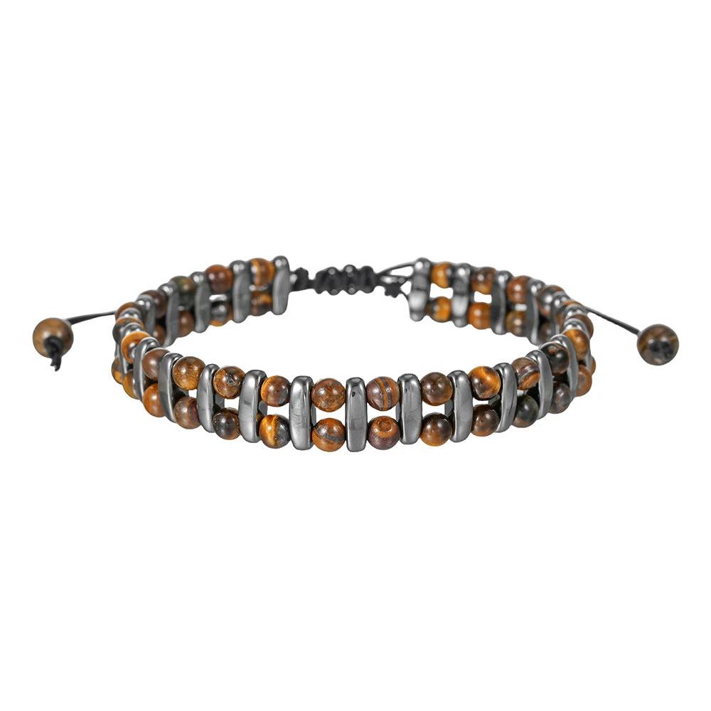 Black Onyx Bracelet For Men by GJG Denim