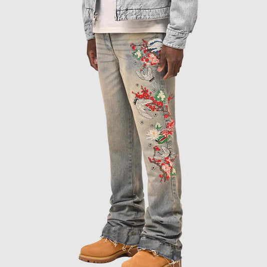 Men's Straight-Leg Denim Pants by GJG Denim