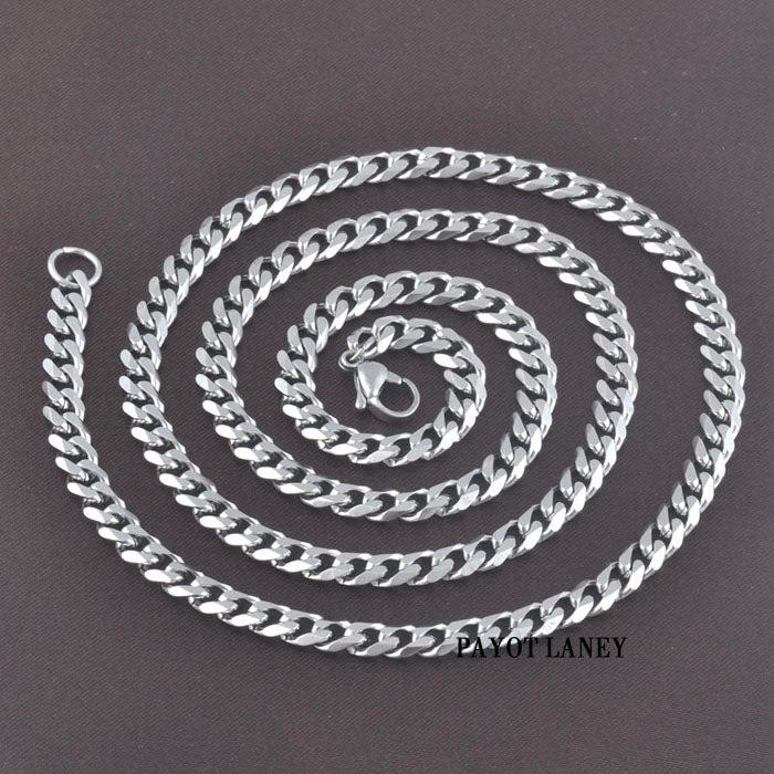 Stainless Steel Six-sidded Keel Chain For Men by GJG Denim