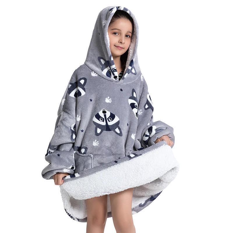 Composite Children's Flannel Lambswool Home Pajamas by GJG Denim