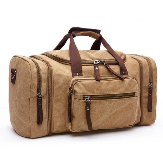Men's Canvas Travel Bag by GJG Denim