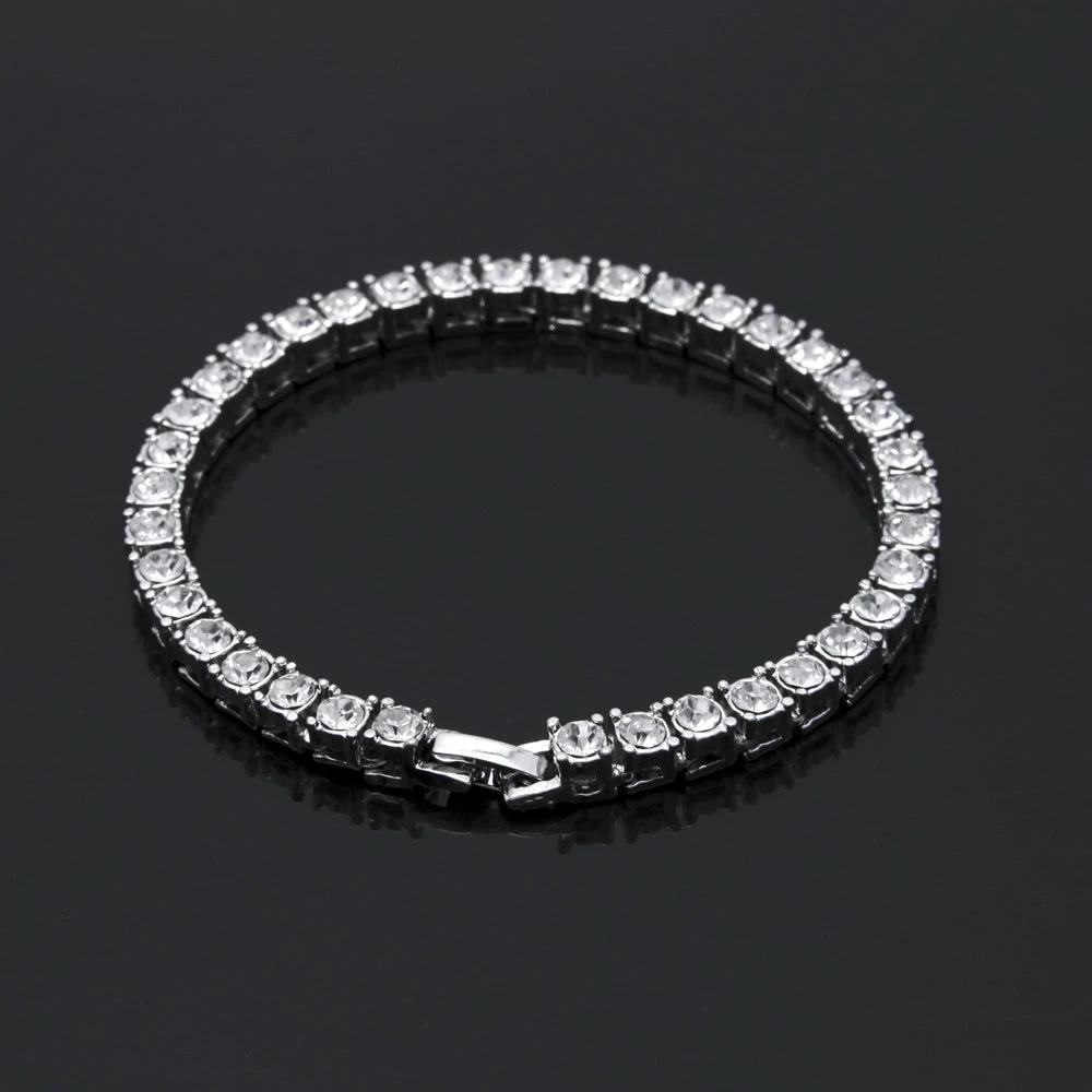 Tin Alloy Iced Bracelet For Men by GJG Denim