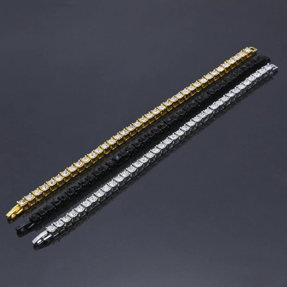 Tin Alloy Iced Bracelet For Men by GJG Denim