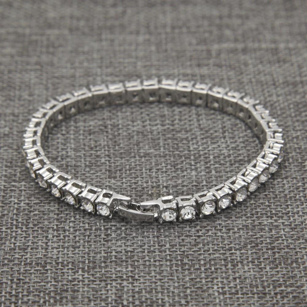 Tin Alloy Iced Bracelet For Men by GJG Denim